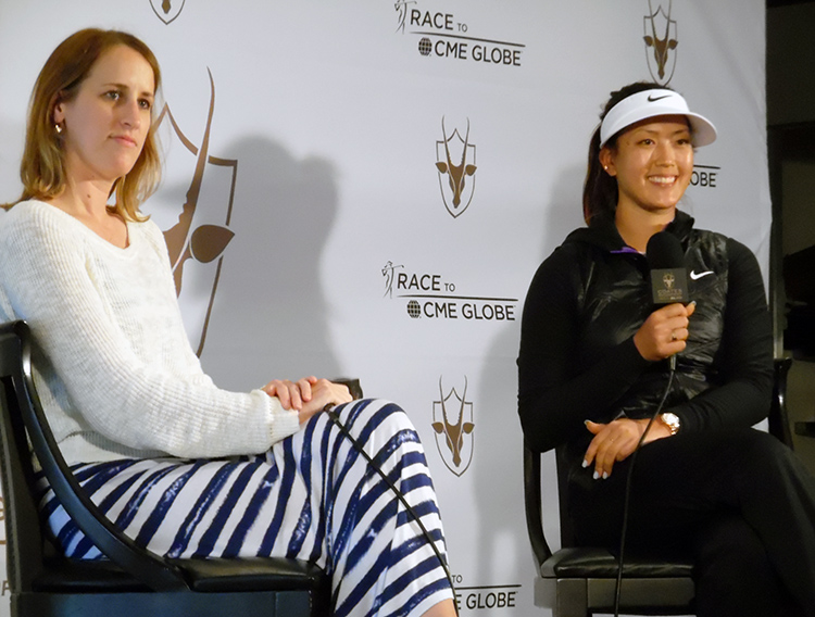Michelle Wie talks about the replica holes at Golden Ocala and how she spent her off season.