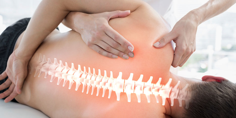 The effect that a massage has on your spine.