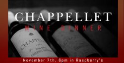 Chappellet Wine Dinner
