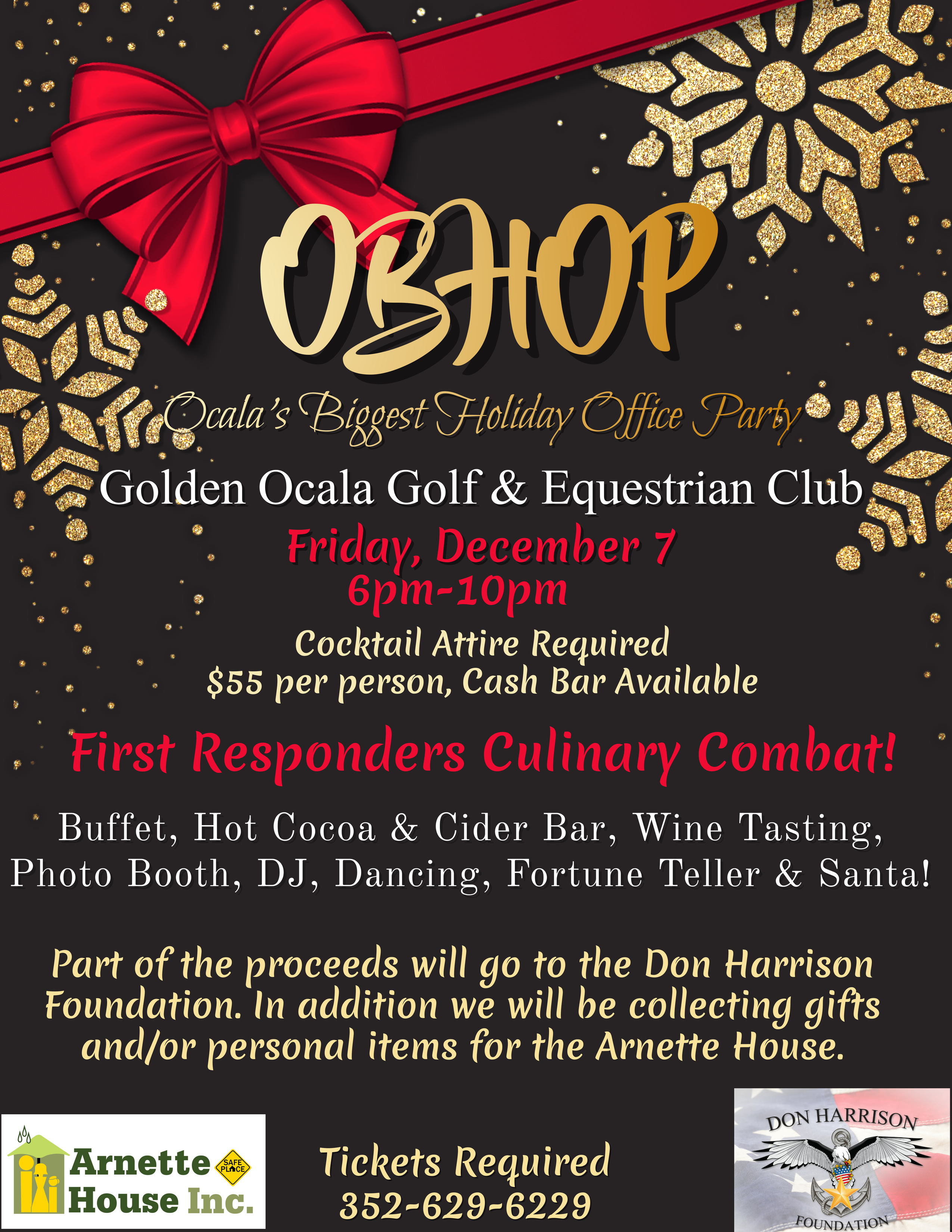 Copy of Christmas Party Flyer Template (1) - Golden Ocala